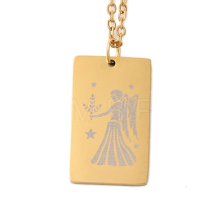 Golden 202 Stainless Steel Constellation Pendants Necklaces LS-NJEW-K380-02G-10-1