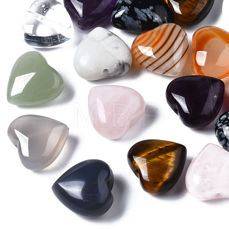 Natural Mixed Stone Beads X-G-N0326-75-1