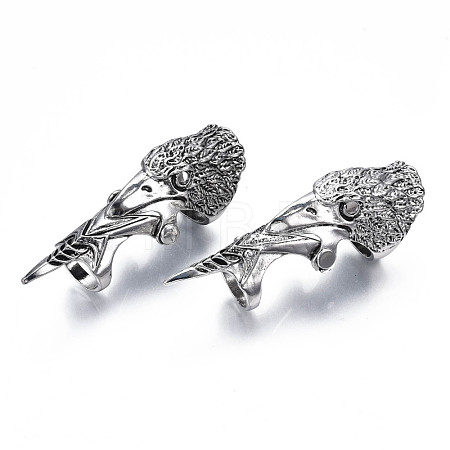 Eagle Armour Alloy Full Finger Ring RJEW-T009-24AS-1