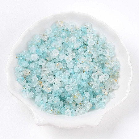 Frosted Transparent Acrylic Beads LS-OACR-N137-72I-1