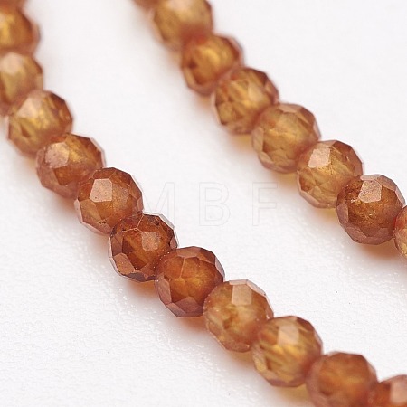 Natural Garnet Bead Strands G-P213-36-3mm-1