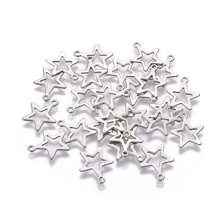Tarnish Resistant 304 Stainless Steel Charms STAS-L234-095P-1