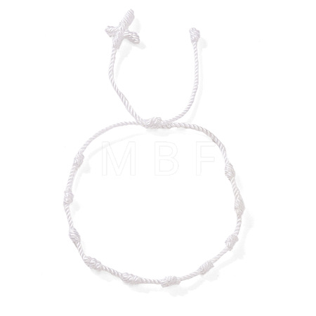 Bohemian Knotted Braided Nylon Cord Bracelets UQ5107-11-1