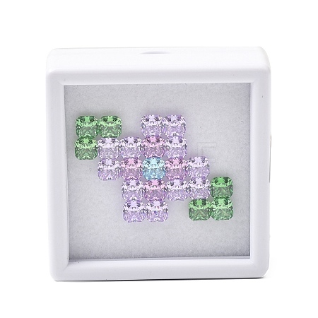 23Pcs Cubic Zirconia Cabochons CU-F002-05G-1