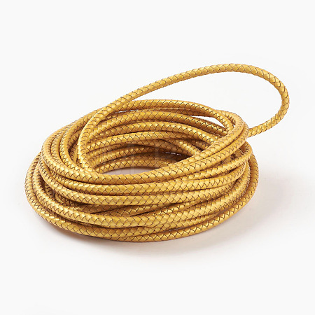 Braided Leather Cord with Core WL-F009-B12-6mm-1
