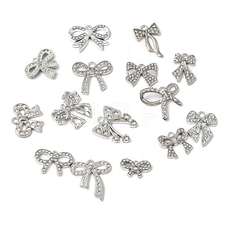 Alloy with Crystal Rhinestone Pendants AL-CBAF9DF-04-1