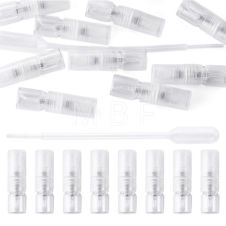 10Pcs Glass Perfume Bottles AJEW-TADJ0001-24-1