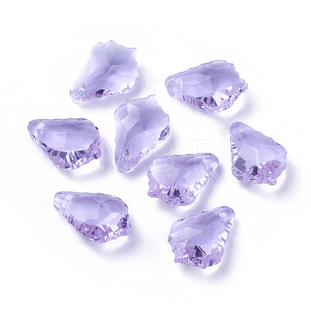 Faceted Glass Pendants GLAA-F068-C29-01-1