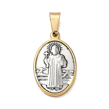 Religion 304 Stainless Steel Pendants STAS-H264-13H-ASG-1