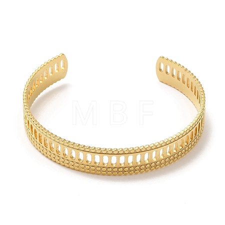 Ion Plating(IP) 304 Stainless Steel Bangles BJEW-L682-030G-1