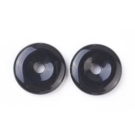 Natural Obsidian Pendants LS-G-F639-03C-1