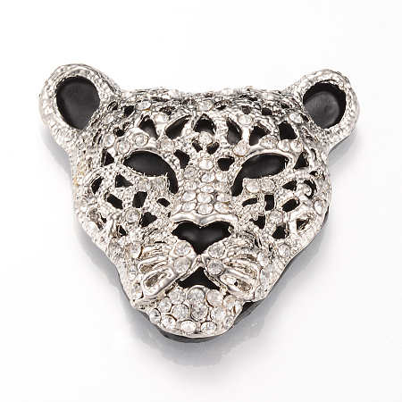 Alloy Rhinestone Pendants X-PALLOY-R094-11-1