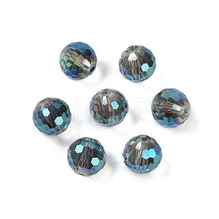 Transparent Electroplate Glass Beads EGLA-N002-31-G07-1