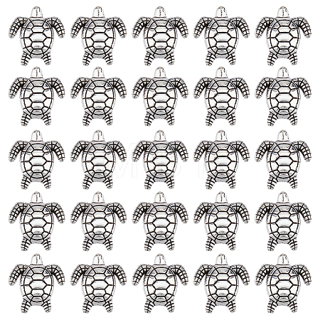 40Pcs Tibetan Style Alloy Beads TIBE-DC0001-18-1