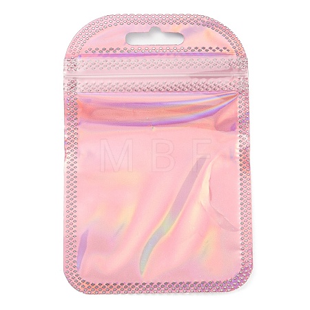 Plastic Glitter Holographic Packaging Yin-yang Resealable Bags OPP-D003-04B-1