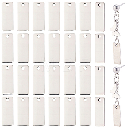120Pcs 201 Stainless Steel Charms STAS-BBC0010-52P-1