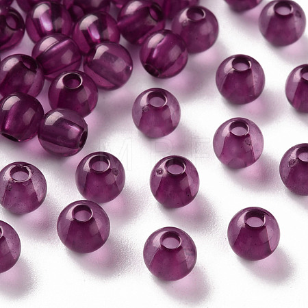 Transparent Acrylic Beads MACR-S370-A6mm-743-1