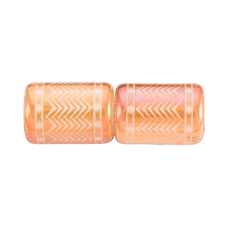 Electroplate Glass Beads EGLA-Q137-01A-P01-1