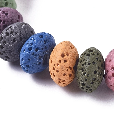 Natural Lava Rock Beads Strands G-L545-A-01-1