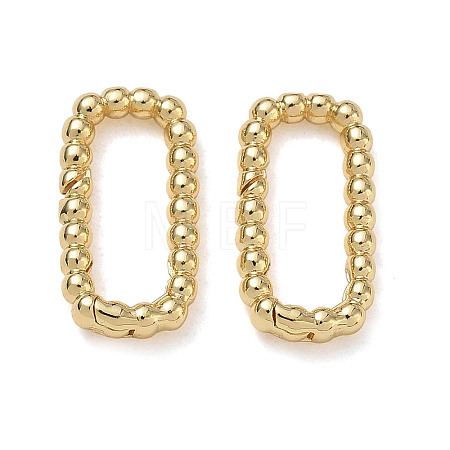 Brass Spring Gate Clasps
 KK-CBA50B0-34G-1