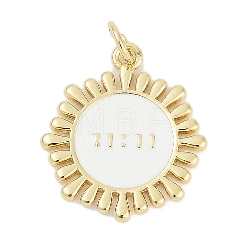 Brass Enamel Pendants KK-G522-38G-02-1