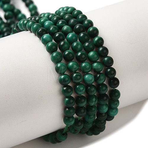 Natural Malachite Beads Strands G-B090-A06-03-1