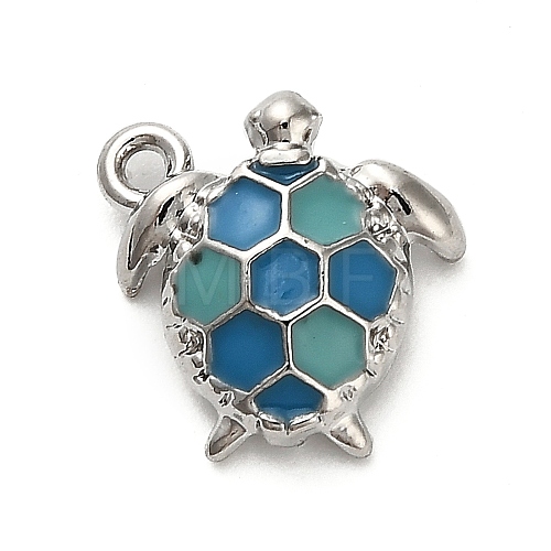 Alloy Enamel Pendants FIND-A051-05B-P-1