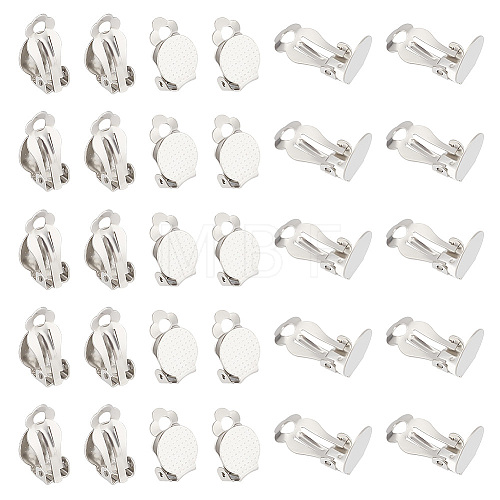 Unicraftale 304 Stainless Steel Clip-on Earring Findings STAS-UN0018-16P-1