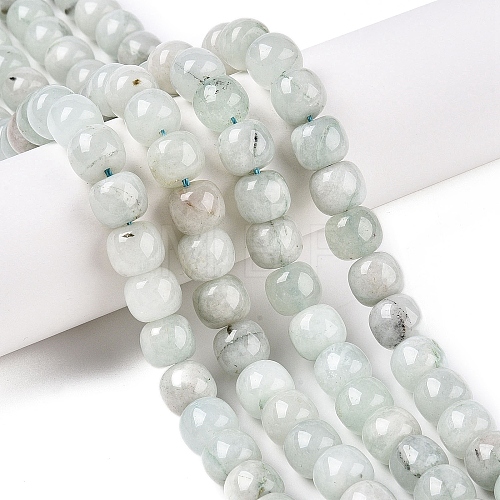 Dyed Natural White Jade Beads Strands G-T138-S20-1