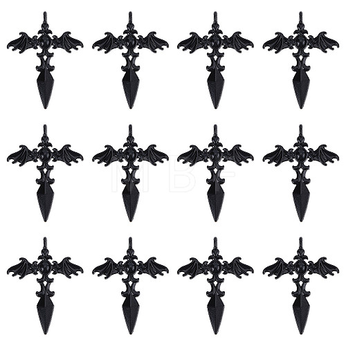 30Pcs Gothic Style Alloy Pendents FIND-SC0004-02-1