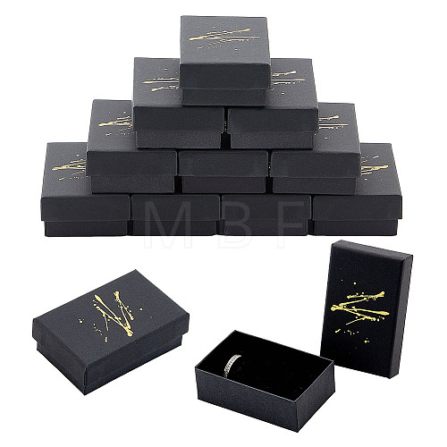 HOBBIESAY 12Pcs Cardboard Jewelry Packaging Boxes CON-HY0001-01B-1