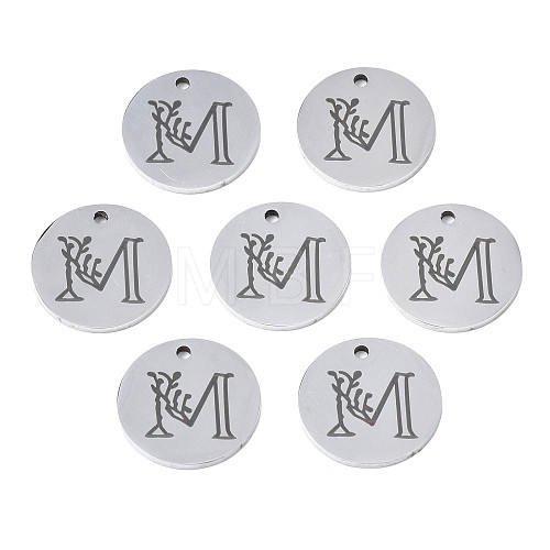 Non-Tarnish 304 Stainless Steel Charms STAS-T059-26P-M-1