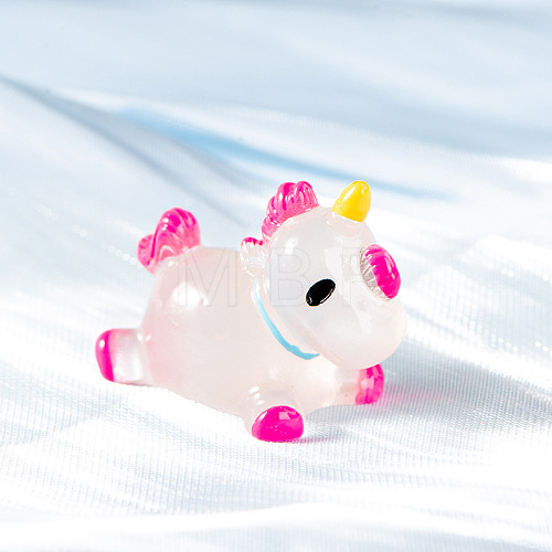 Unicorn Luminous Resin Ornament LUMI-PW0006-18D-1