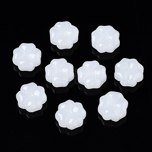 Spray Painted Glass Beads GLAA-N035-019-A03-1