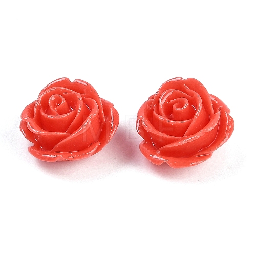 Synthetic Coral Carved Beads CORA-M001-05E-1