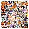 Halloween Themed Laser Style PVC Sticker Labels HAWE-PW0001-054L-1