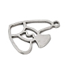 201 Stainless Steel Pendants STAS-F316-28P-2