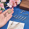 12Pcs Zinc Alloy Cord End FIND-CA0011-78P-3