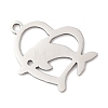 201 Stainless Steel Charms STAS-Q341-14P-1