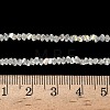 Electroplate Transparent Glass Beads Strands EGLA-P061-04C-AB16-4