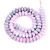 Anti-Tarnish Electroplate Glass Beads Strands GLAA-T025-8mm-11E-2