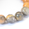 Natural Crazy Lace Agate Round Bead Strands G-E334-6mm-20-3