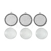 DIY Blank Tibetan Style Alloy Pendants Making Kit DIY-FS0005-80E-3