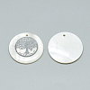 Freshwater Shell Pendants SHEL-Q016-016P-2