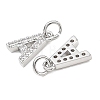 SHEGRACE Brass Micro Pave Clear Cubic Zirconia Pendants XGRQ29980-394P-A-2
