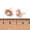 Brass Enamel Stud Earrings KK-CBA8324-27G-01-5