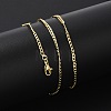 Brass Curb Chains Necklaces for Women NJEW-D302-39G-2