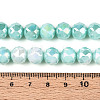 Anti-Tarnish Electroplate Glass Beads Strands X-GLAA-N010-10mm-10-3