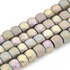Electroplate Non-magnetic Synthetic Hematite Beads Strands G-N0318-39-E-1