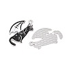 Alloy with Black Enamel Pendants AL-CBA2919-02P-07-2